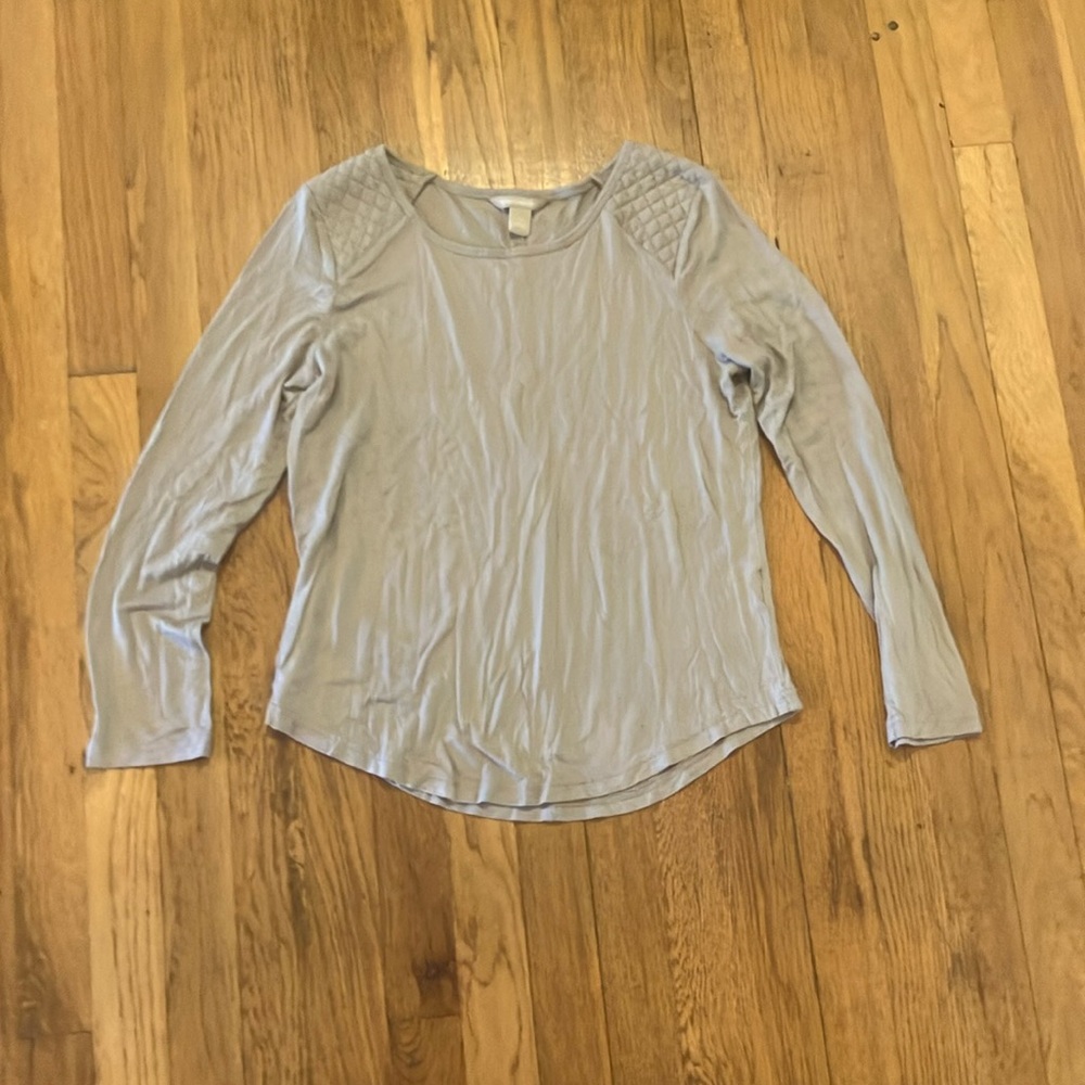 Banana republic grey long sleeve size medium